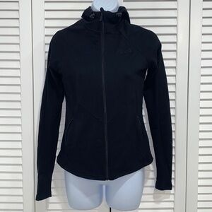 Ilus black zip up hoodie sports